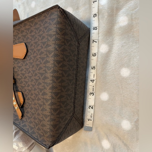 Michael Kors Signature Kris Small Satchel - Picture 11 of 14